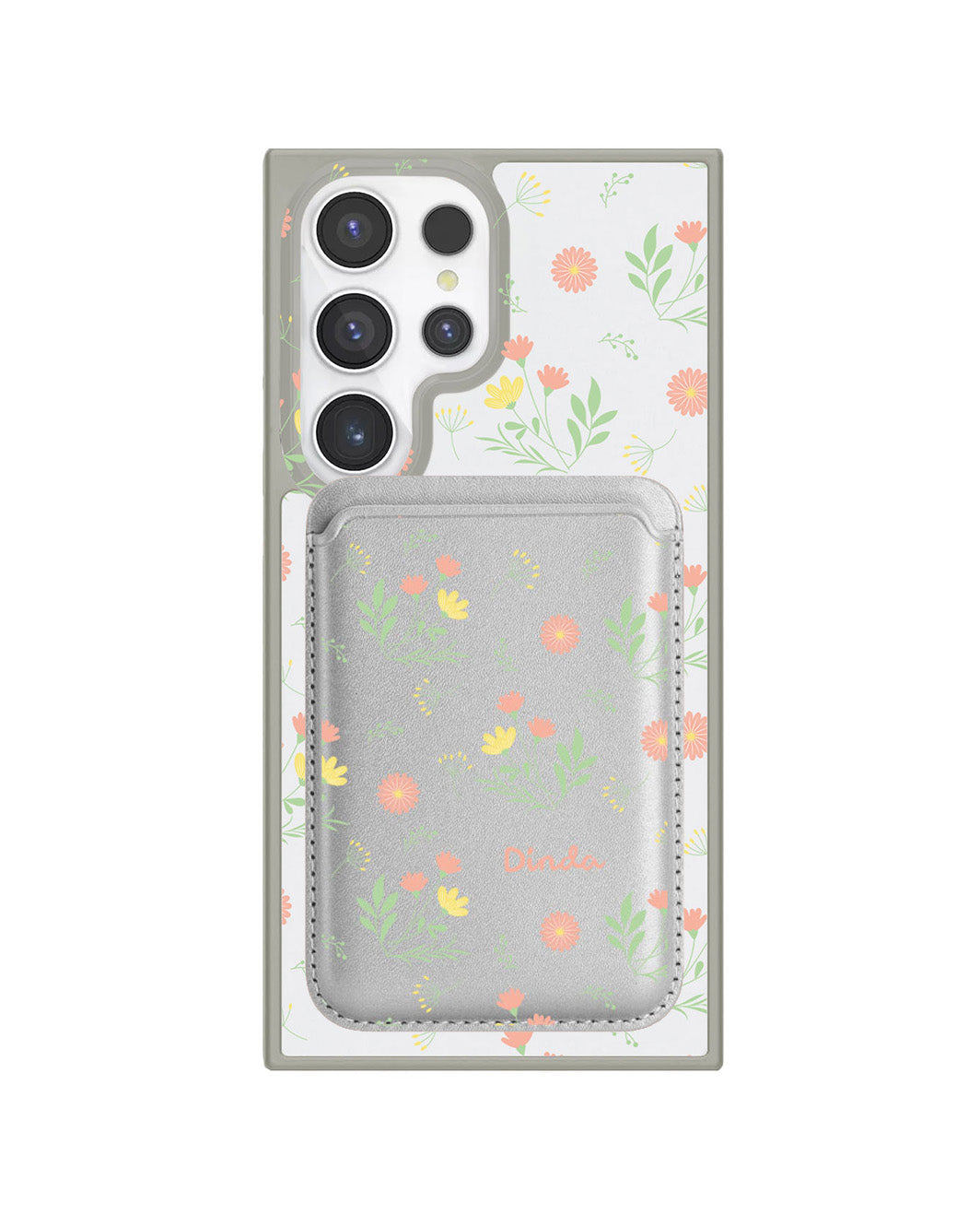 Android Magnetic Wallet Case - Dandelion