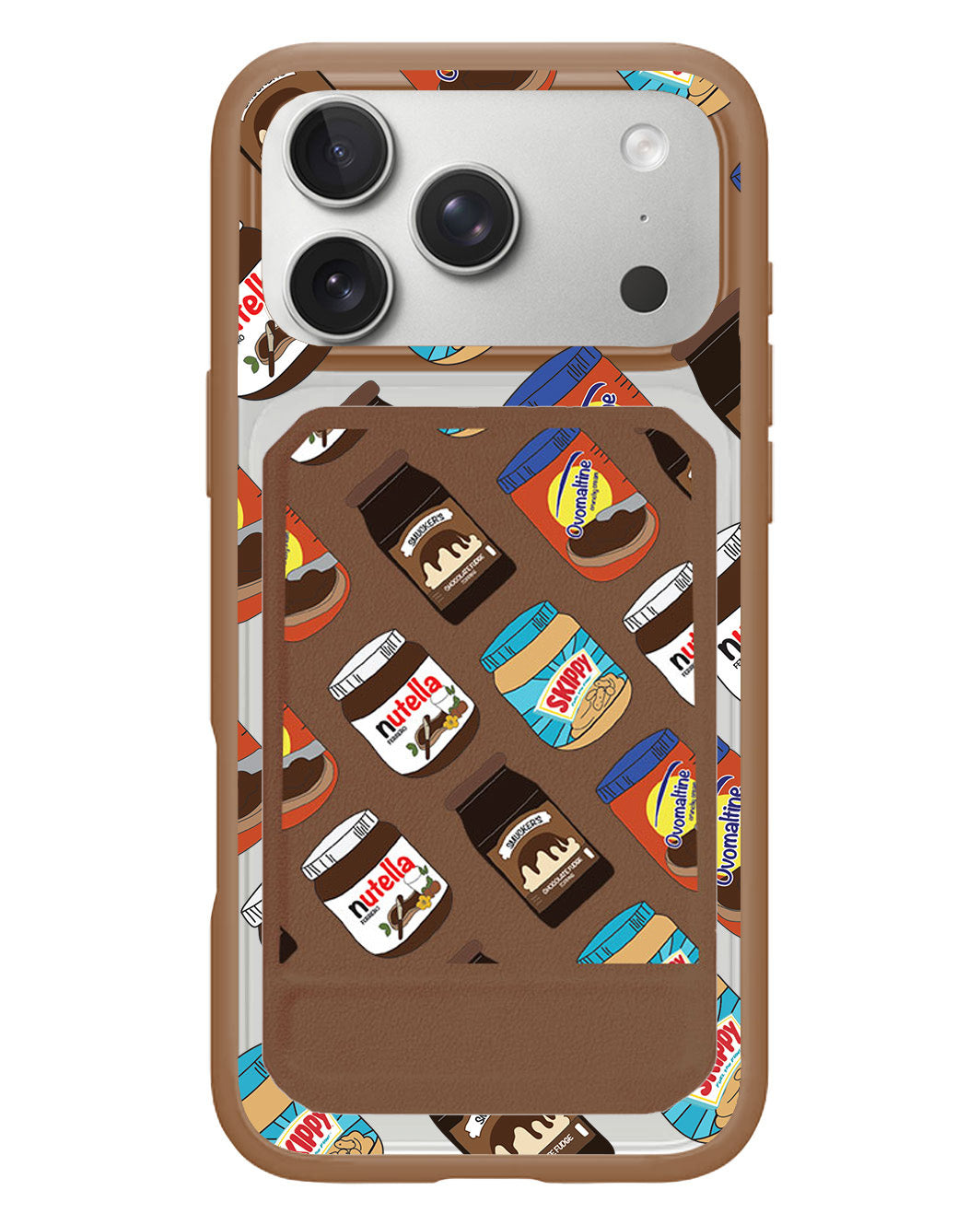 iPhone Magnetic Multifold Wallet - Choco Spread