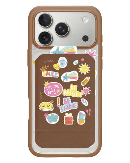 iPhone Magnetic Multifold Wallet - Self Love Sticker Pack 3.0