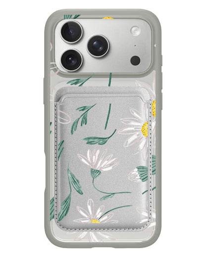 iPhone Magnetic Wallet Case - April Daisy