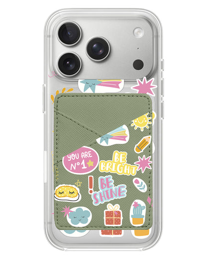 iPhone Phone Wallet Case - Self Love Sticker pack 3.0