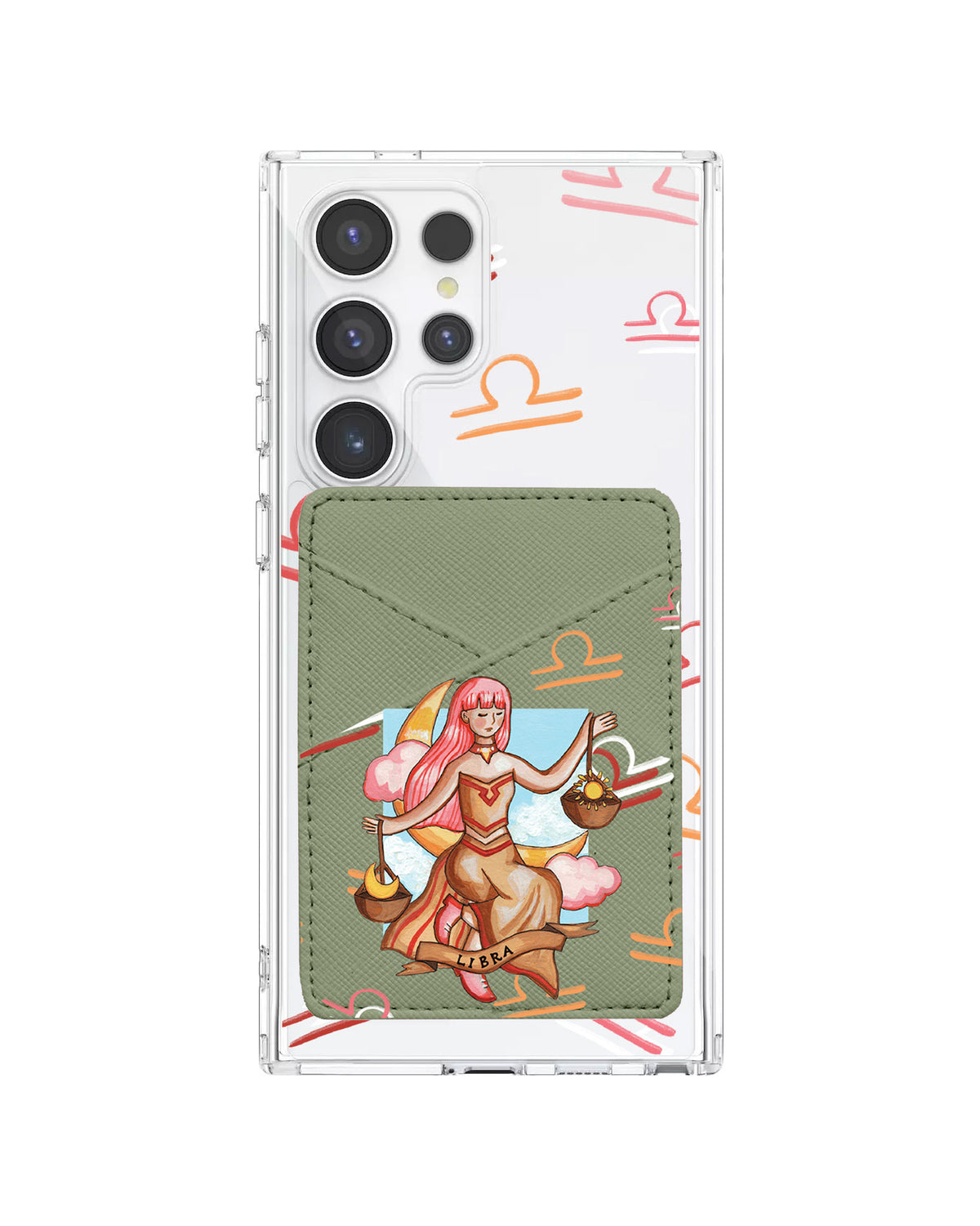 Android Phone Wallet Case - Libra