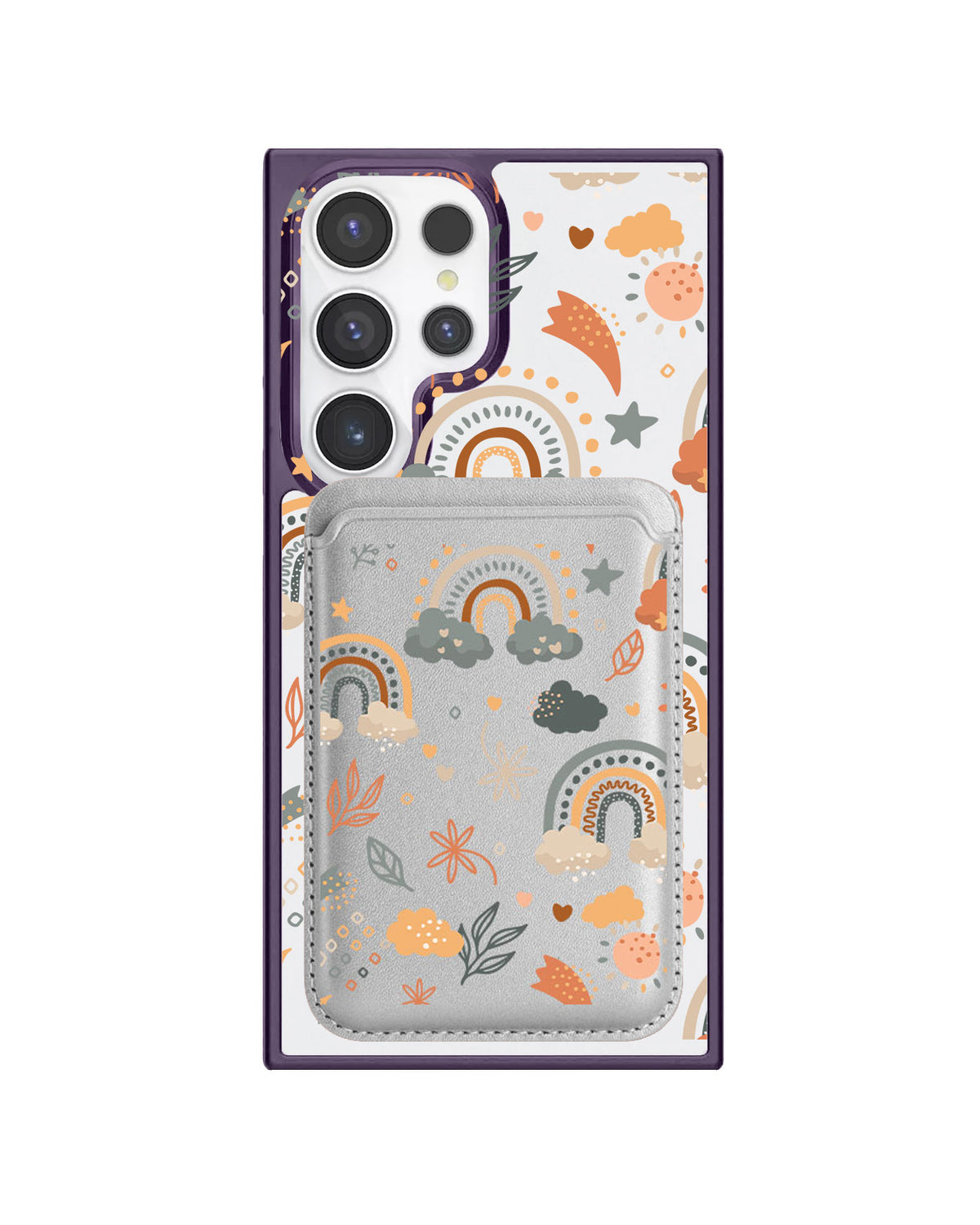 Android Magnetic Wallet Case - Boho 2.0