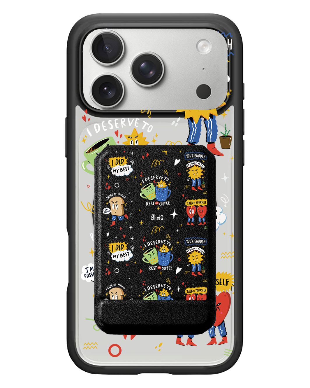 iPhone Magnetic Multifold Wallet - Selfless Love 3.0