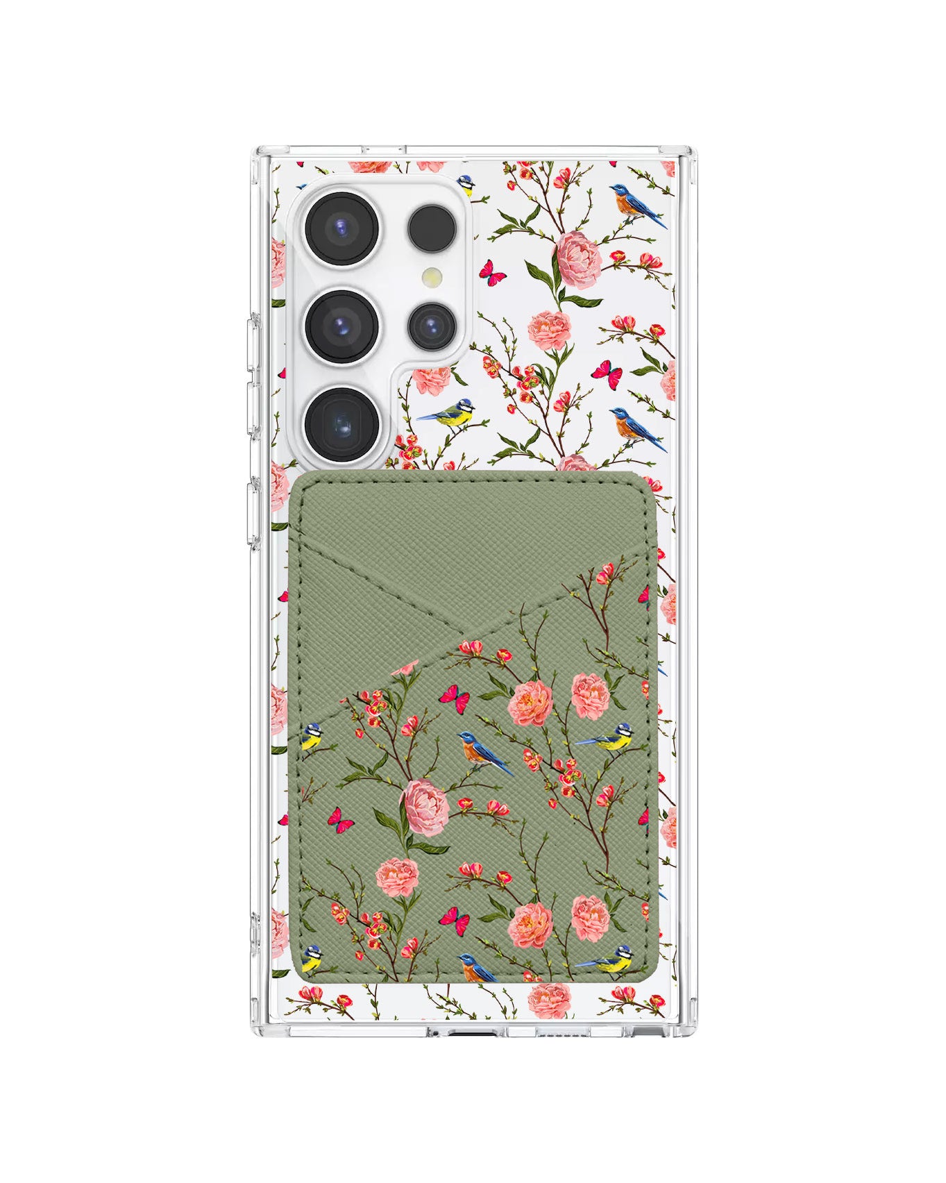 Android Phone Wallet Case - Flora Gardenia