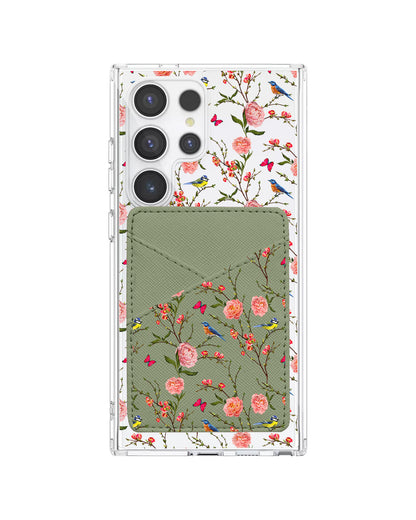 Android Phone Wallet Case - Flora Gardenia