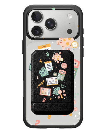iPhone Magnetic Multifold Wallet - Finance