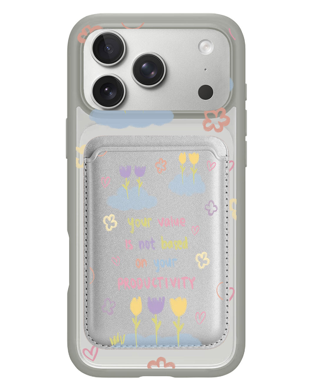 iPhone Magnetic Wallet Case - Positive Energy