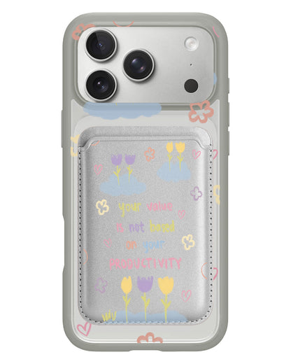 iPhone Magnetic Wallet Case - Positive Energy