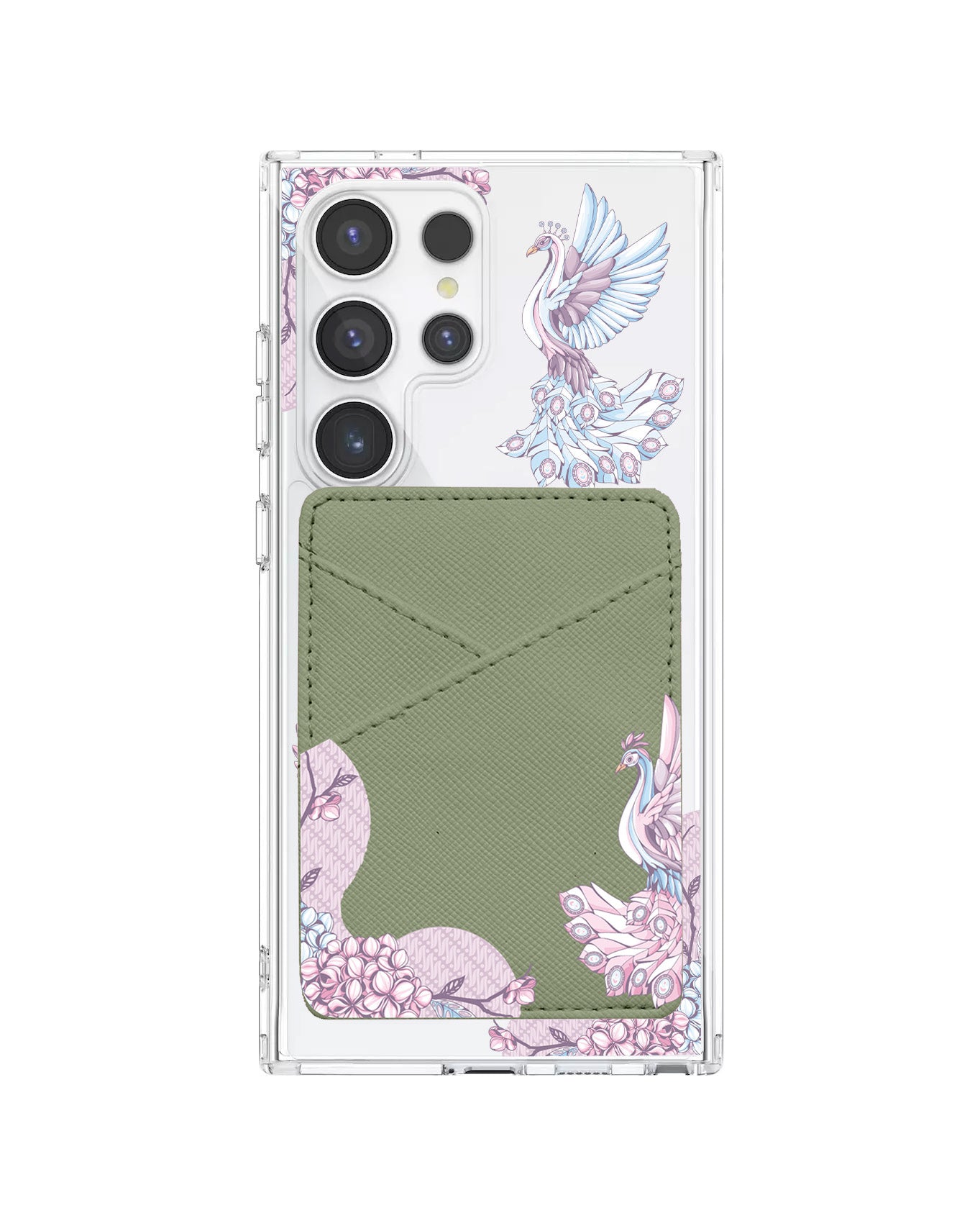 Android Phone Wallet Case - Peacock 1.0