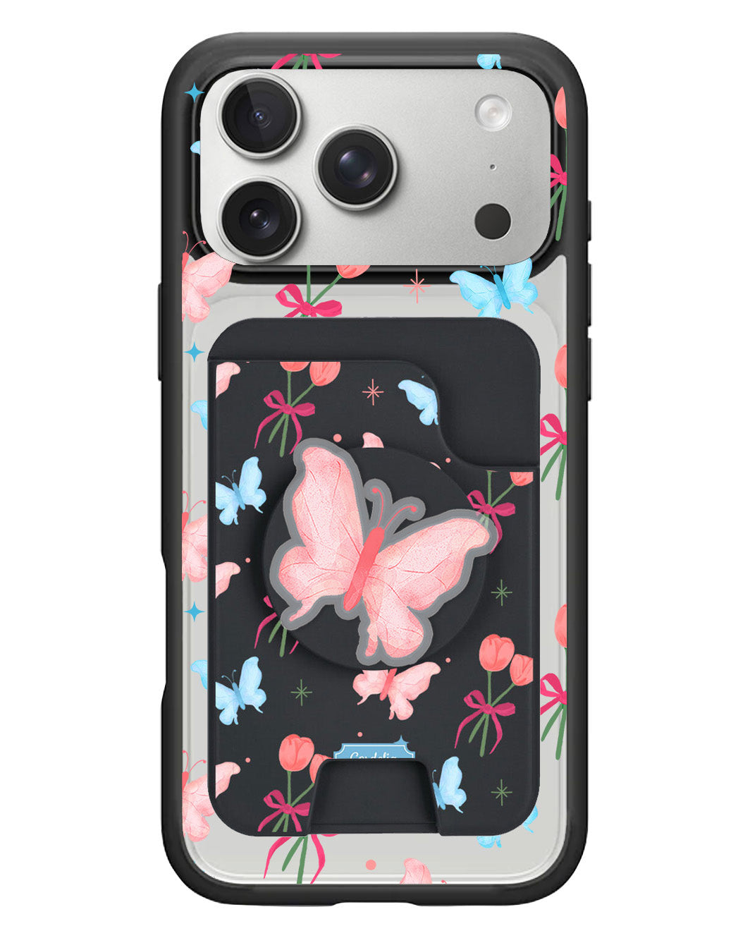 iPhone Magpop Wallet - Coquette Butterfly