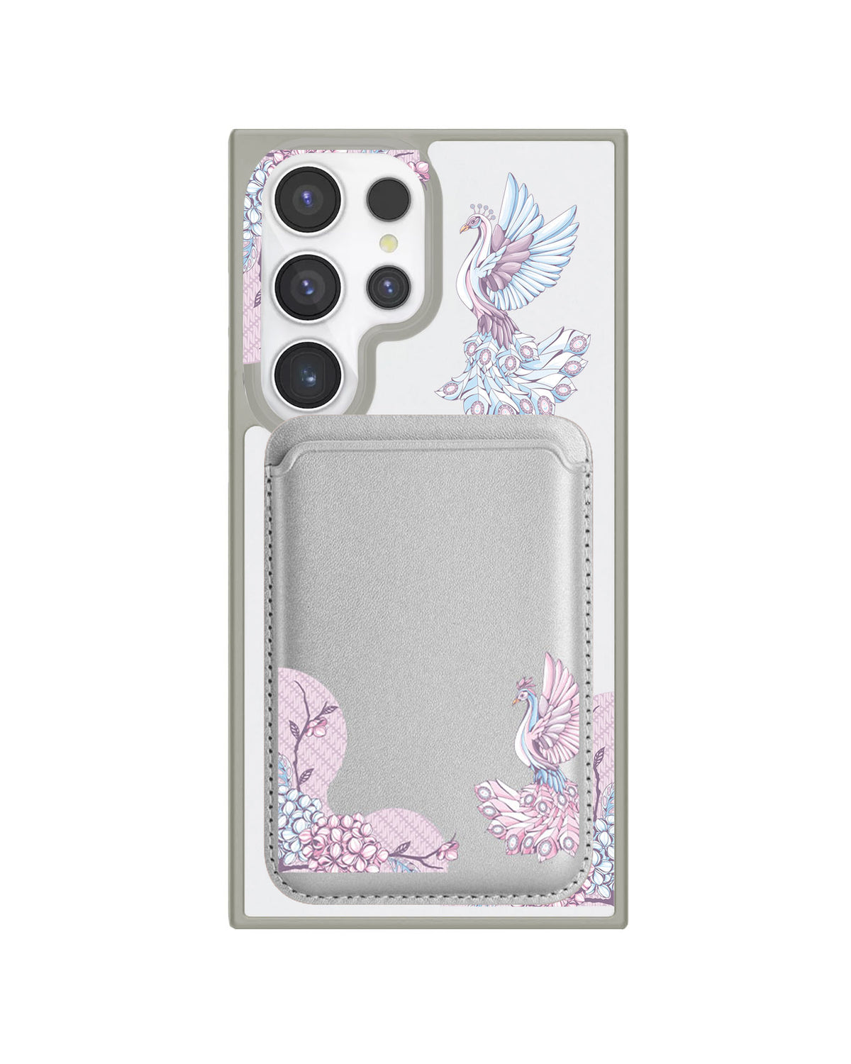 Android Magnetic Wallet Case - Peacock 1.0