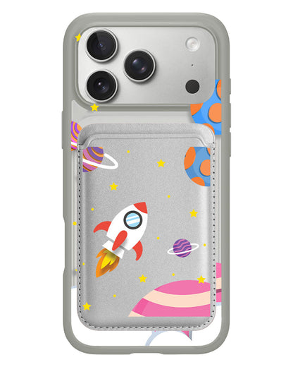 iPhone Magnetic Wallet Case - Neverland