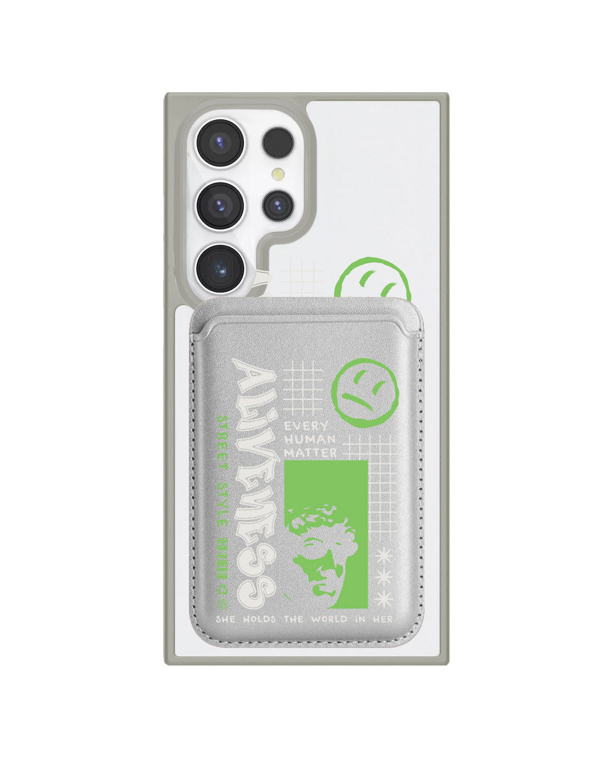 Android Magnetic Wallet Case - Alive