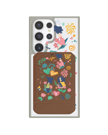 Android Magnetic Multifold Wallet - Self Love Sticker Pack 2.0