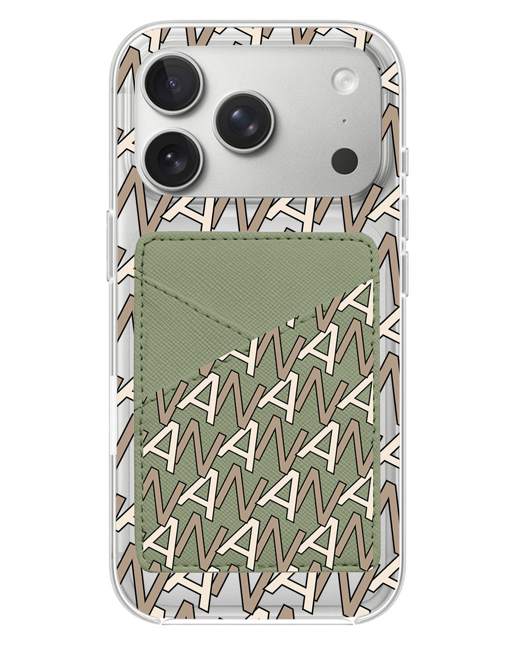iPhone Phone Wallet Case - Initial 4.0 Monogram