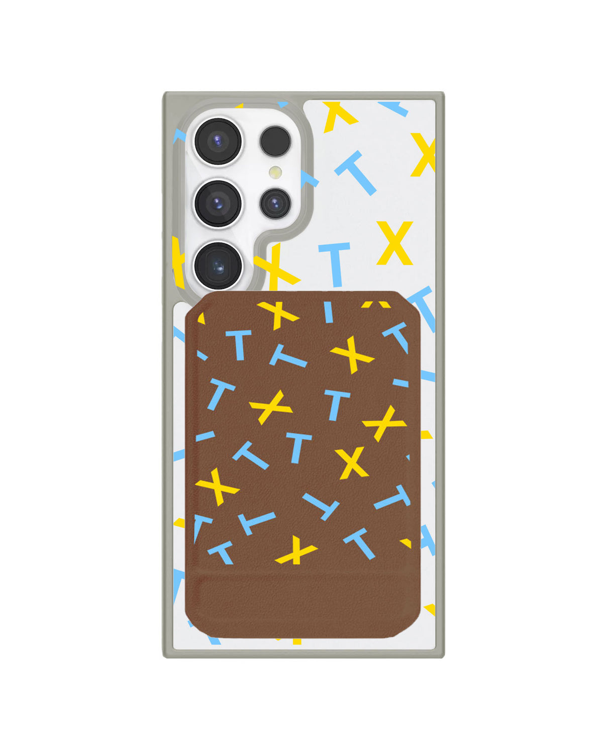 Android Magnetic Multifold Wallet - TXT Monogram