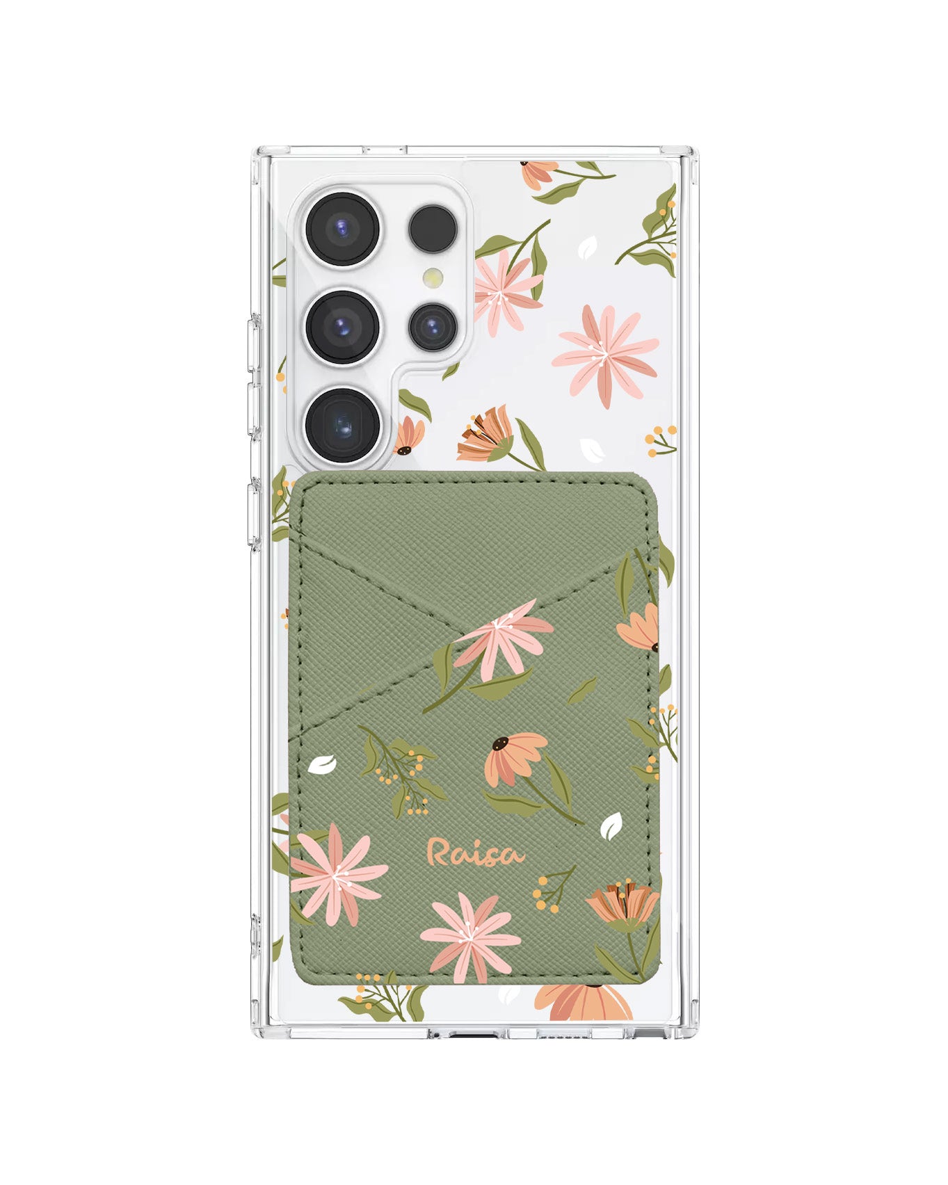 Android Phone Wallet Case - Cosmos Flower