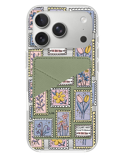 iPhone Phone Wallet Case - Time To Bloom