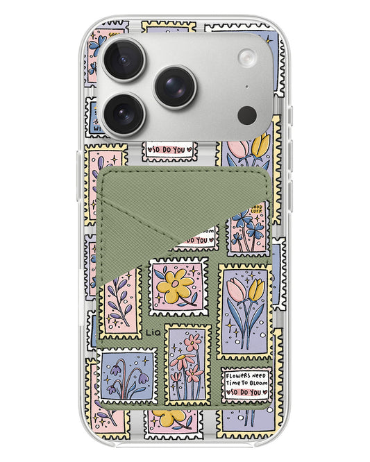 iPhone Phone Wallet Case - Time To Bloom