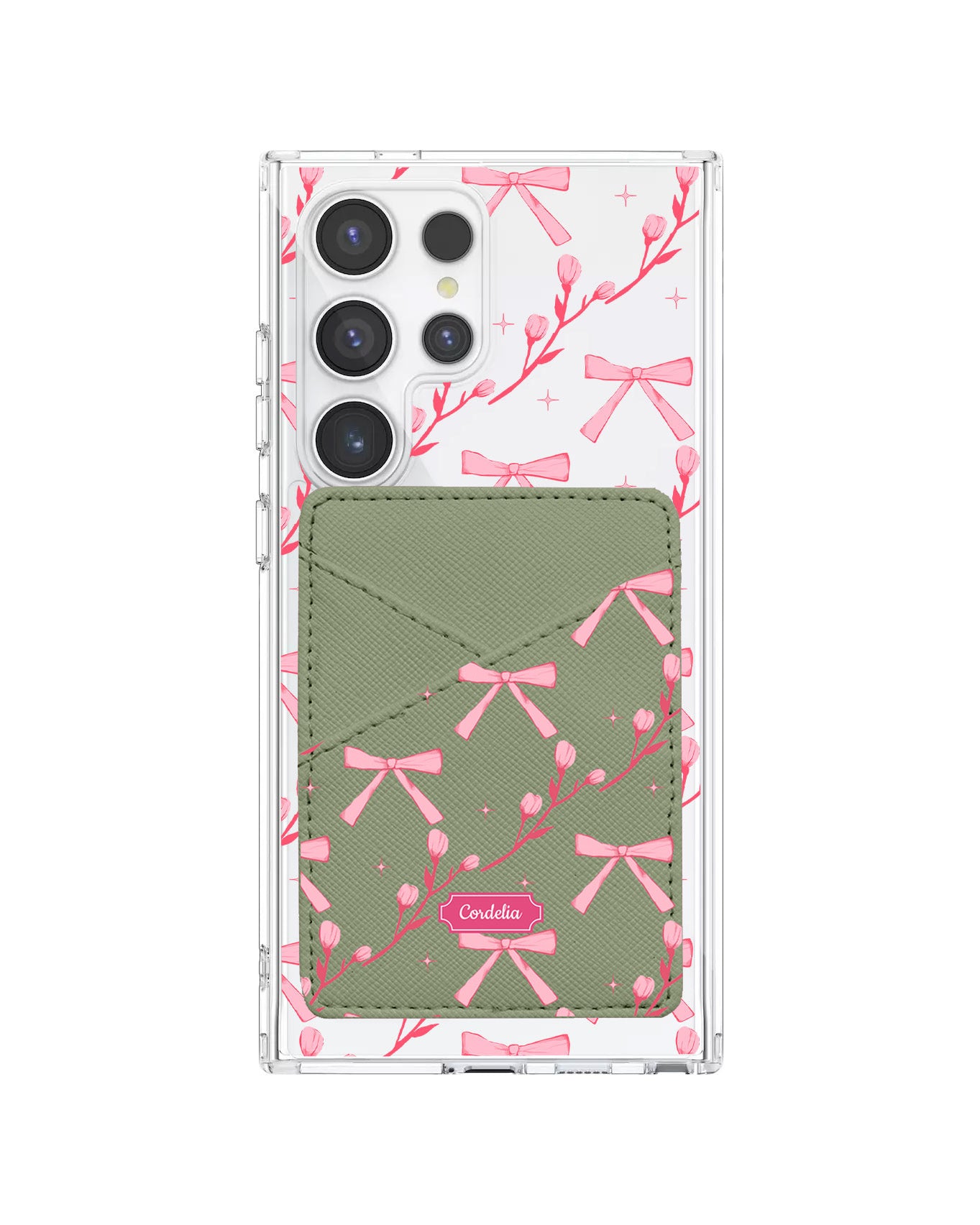 Android Phone Wallet Case - Coquette Floral