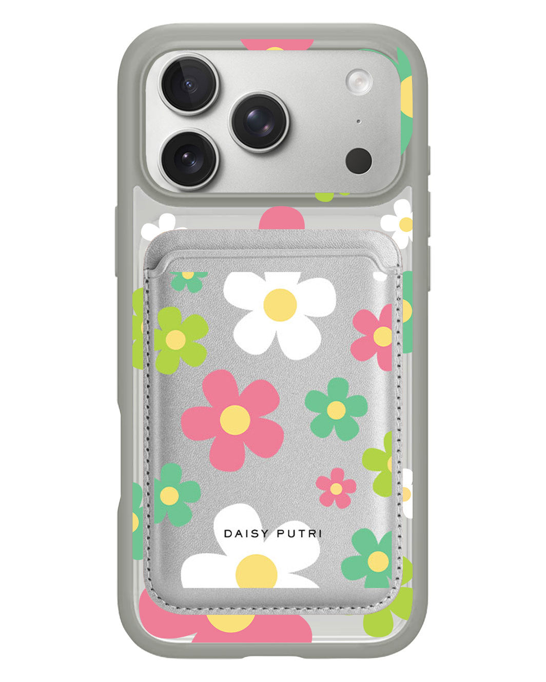 iPhone Magnetic Wallet Case - Daisy Wild