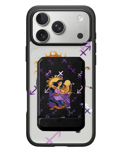 iPhone Magnetic Multifold Wallet - Sagitarius