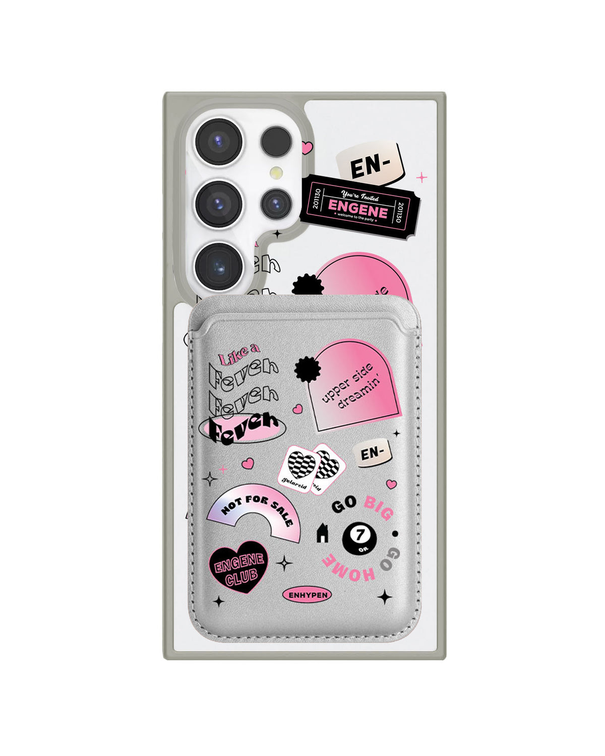 Android Magnetic Wallet Case - Enhyphen Sticker Pack