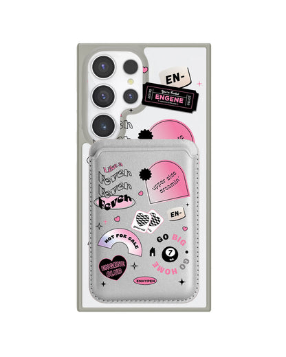 Android Magnetic Wallet Case - Enhyphen Sticker Pack