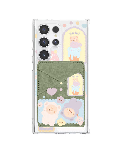 Android Phone Wallet Case - Sweets Heaven