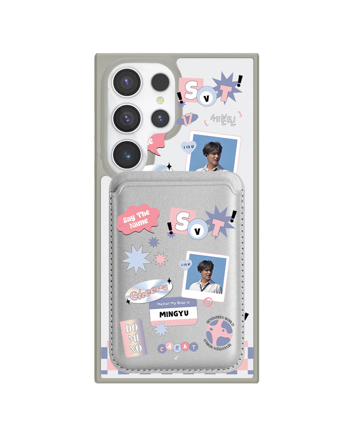Android Magnetic Wallet Case - Seventeen World