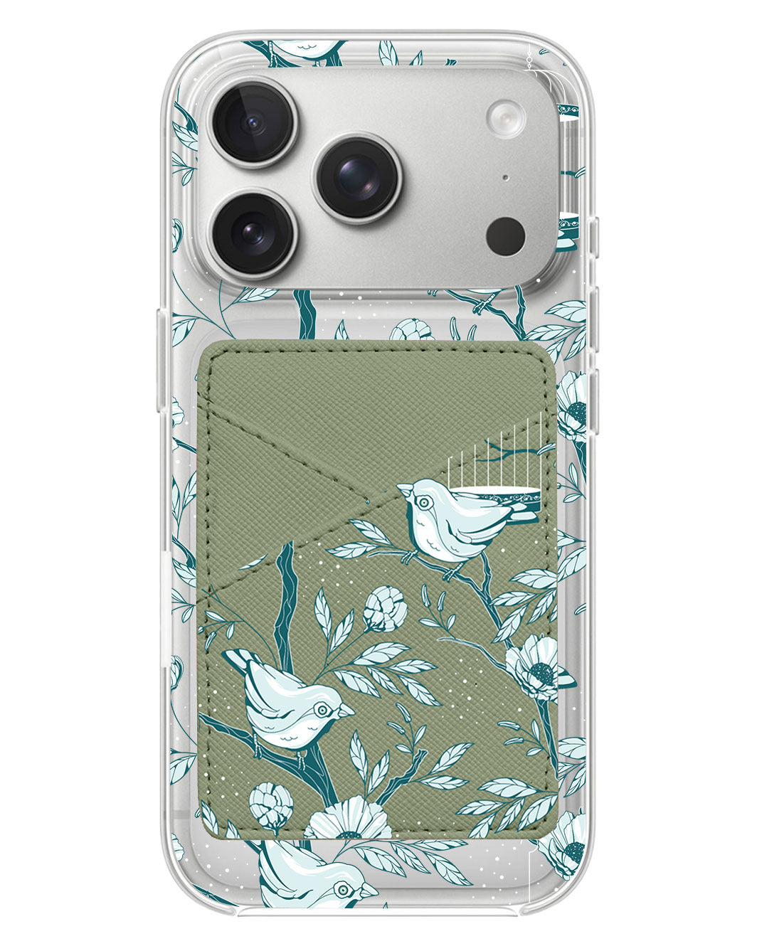 iPhone Phone Wallet Case - Lovebird Monochrome 6.0