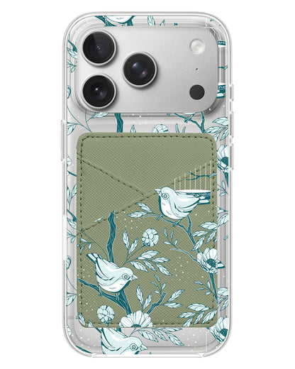 iPhone Phone Wallet Case - Lovebird Monochrome 6.0
