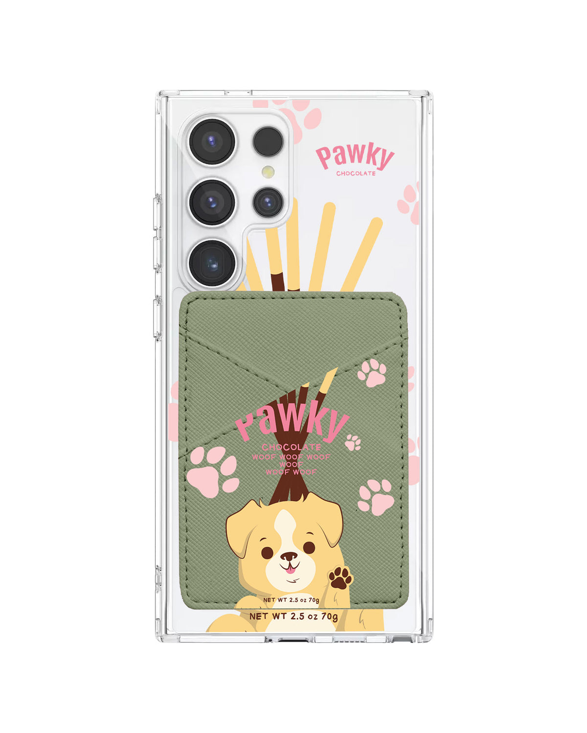 Android Phone Wallet Case - Pawky Dog