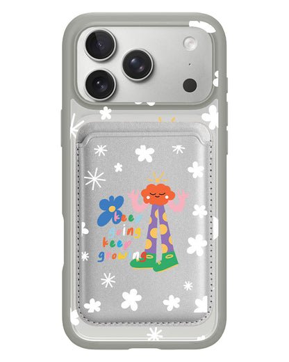 iPhone Magnetic Wallet Case - Keep Growing