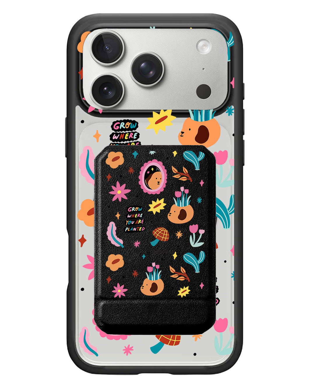 iPhone Magnetic Multifold Wallet - Grow and Bloom