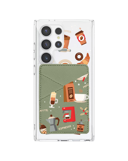 Android Phone Wallet Case - Barista