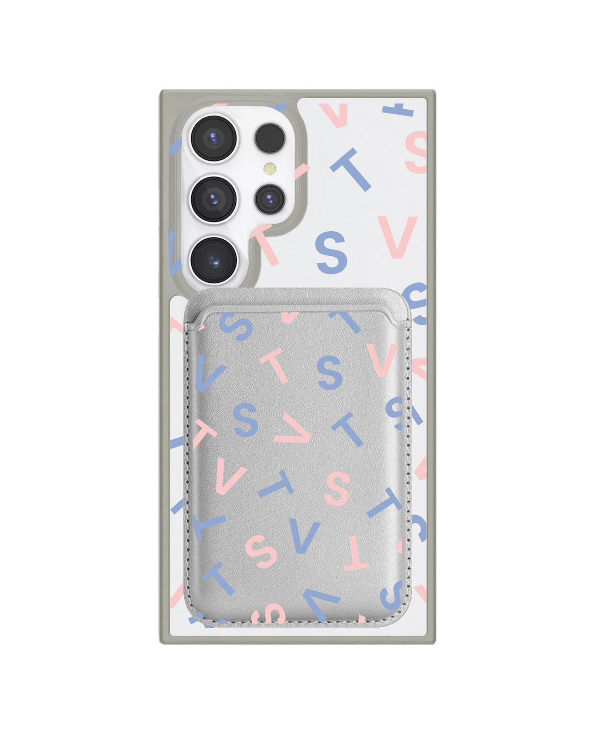 Android Magnetic Wallet Case - Seventeen Monogram