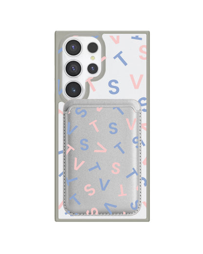 Android Magnetic Wallet Case - Seventeen Monogram