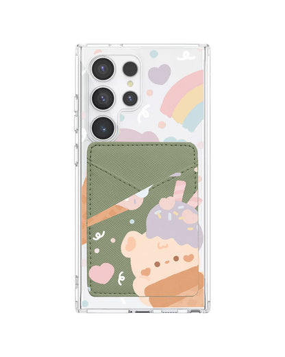 Android Phone Wallet Case - Ice Cream For Teddy