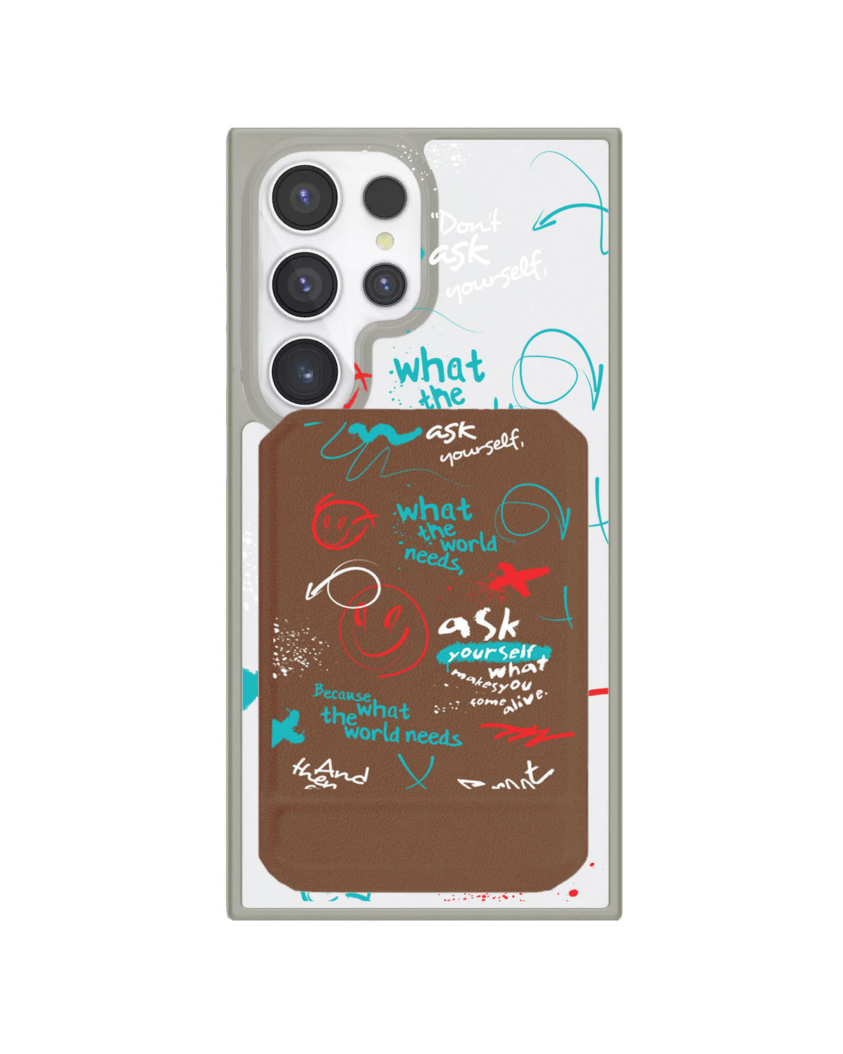 Android Magnetic Multifold Wallet - Graffiti 2.0
