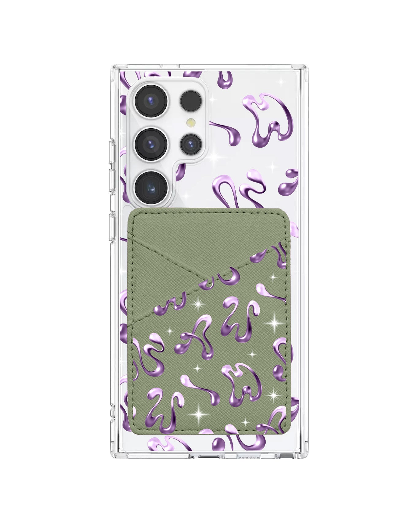 Android Phone Wallet Case - Chrome Monogram 4.0