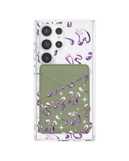 Android Phone Wallet Case - Chrome Monogram 4.0