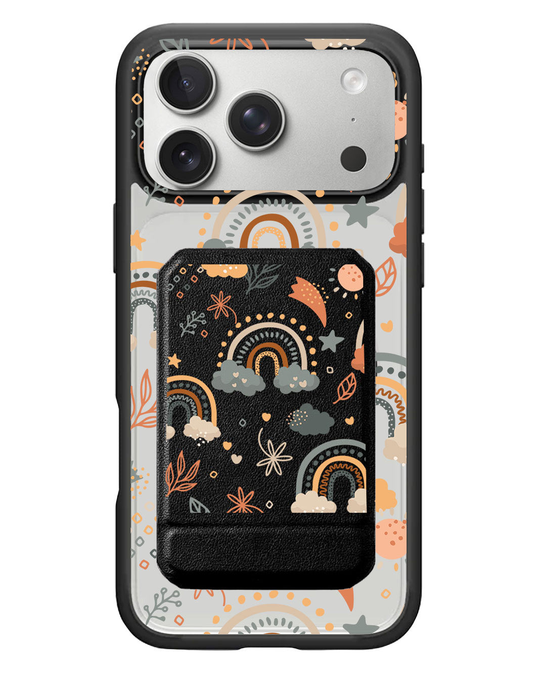 iPhone Magnetic Multifold Wallet - Boho 2.0