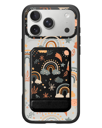 iPhone Magnetic Multifold Wallet - Boho 2.0