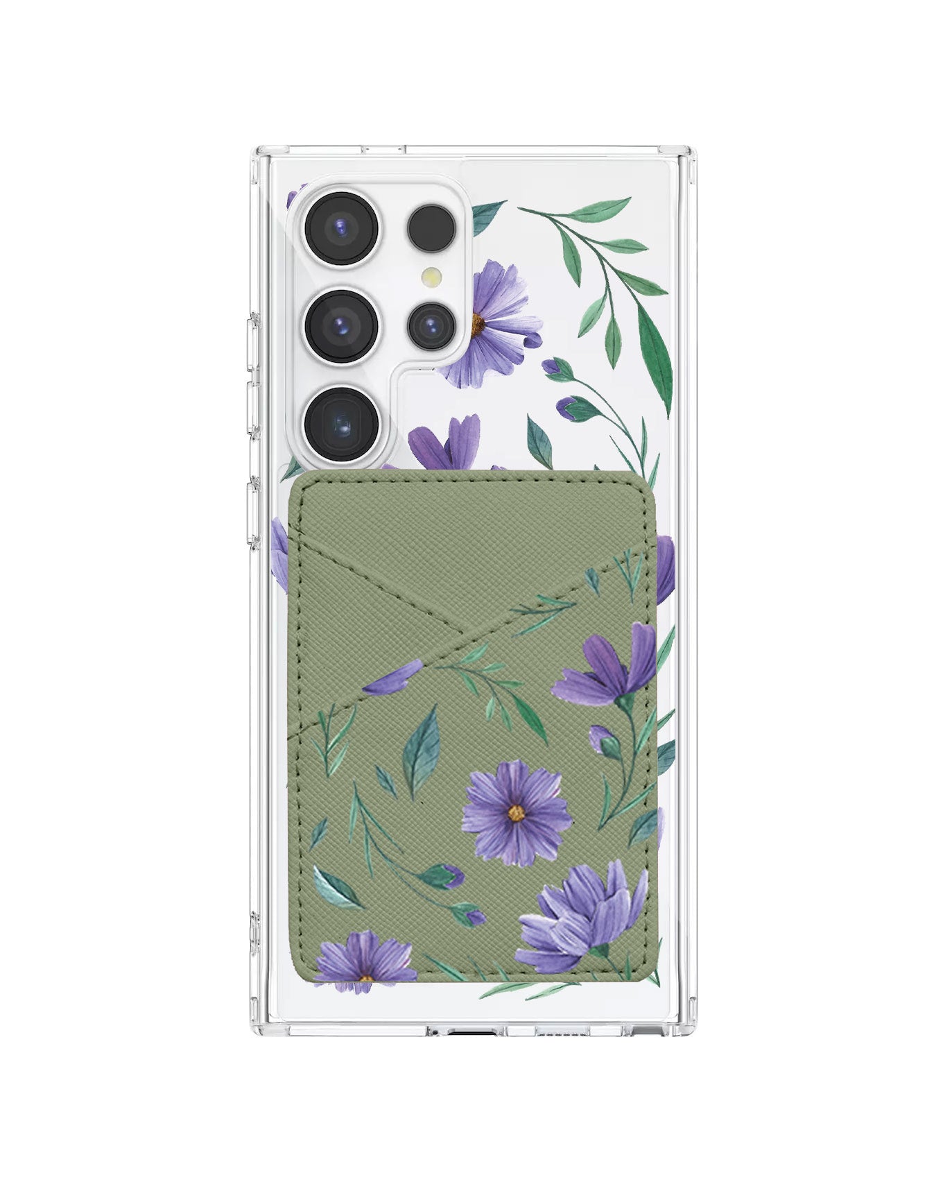 Android Phone Wallet Case - February Violet