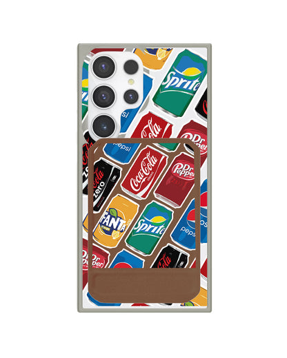Android Magnetic Multifold Wallet - Soda