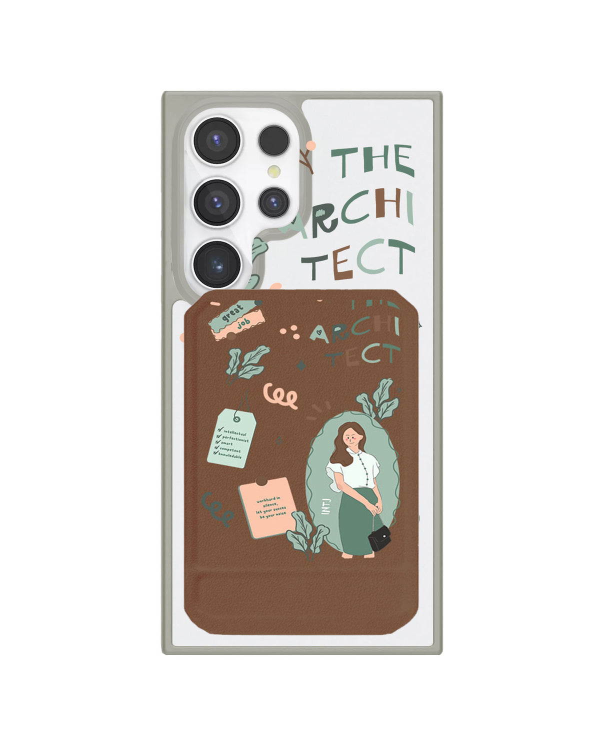 Android Magnetic Multifold Wallet - INTJ