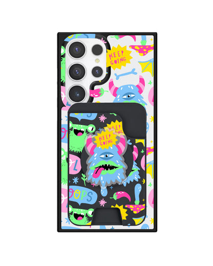 Android Magpop Wallet - Monster Say Keep Going