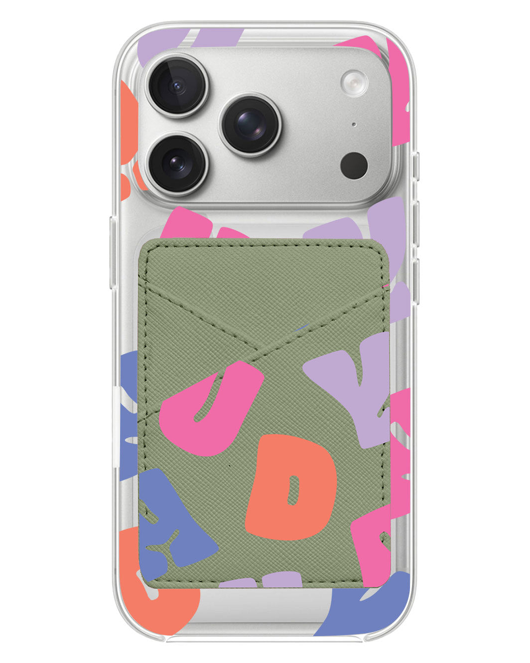 iPhone Phone Wallet Case - Chubby Monogram